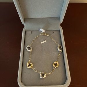 Classy gold and silver bracelet